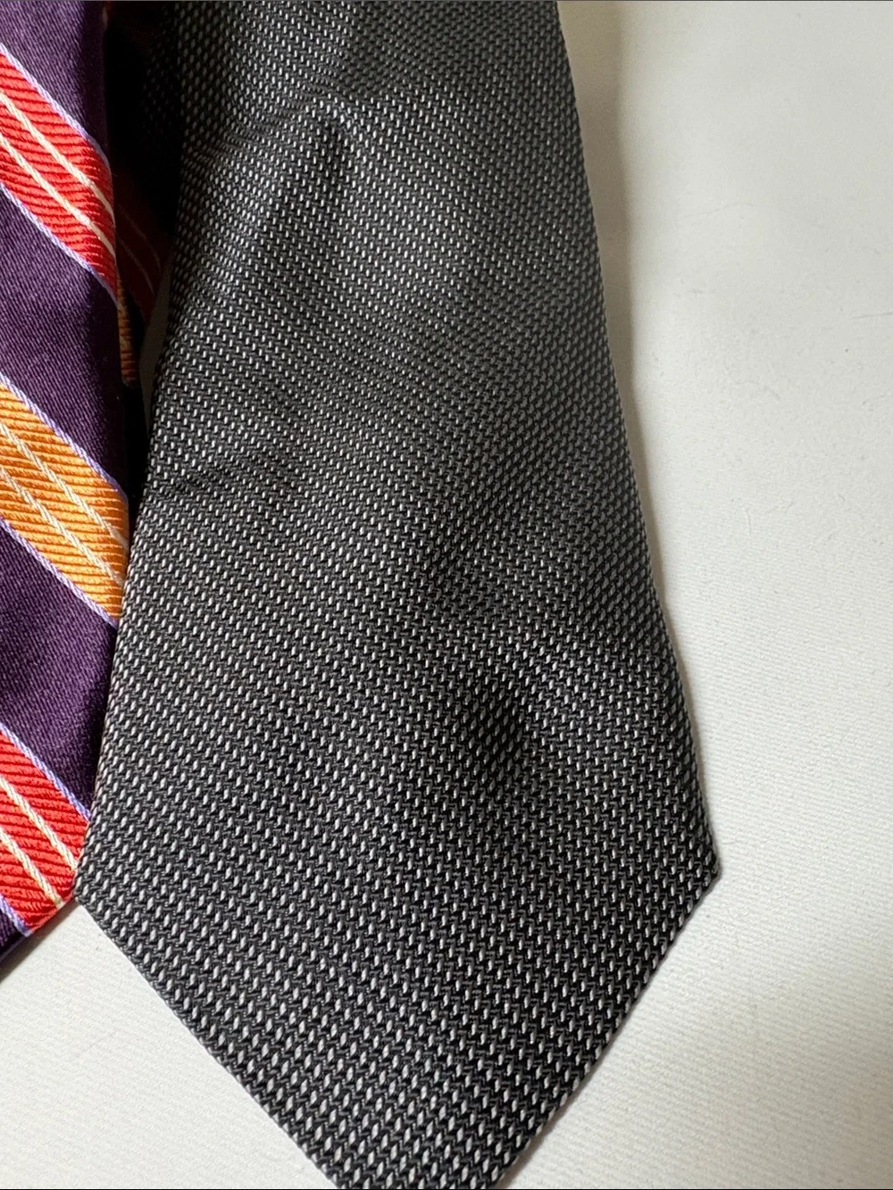 Ike Behar Silk/Cotton and Silk Patterned Ties